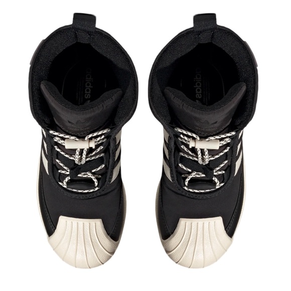ADIDAS • Little Kids Originals Superstar 360 2.0 Boots Black Includes Box - Picture 8 of 8